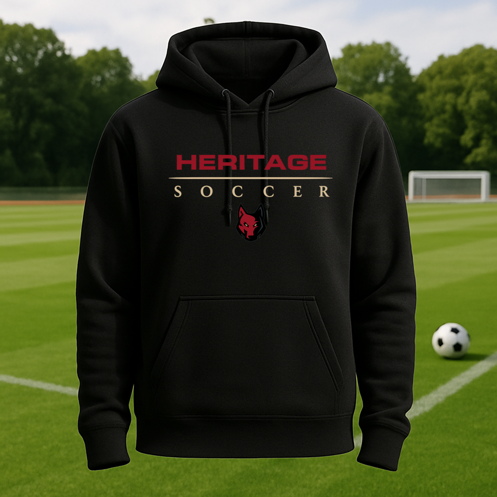 Heritage Black Soccer Hoodie