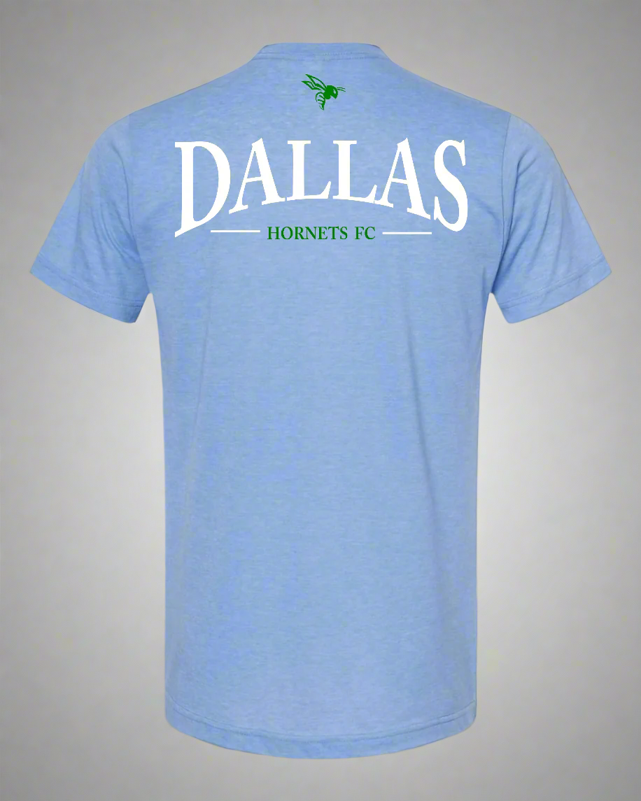 Oversized Dallas Light Blue Unisex Tee