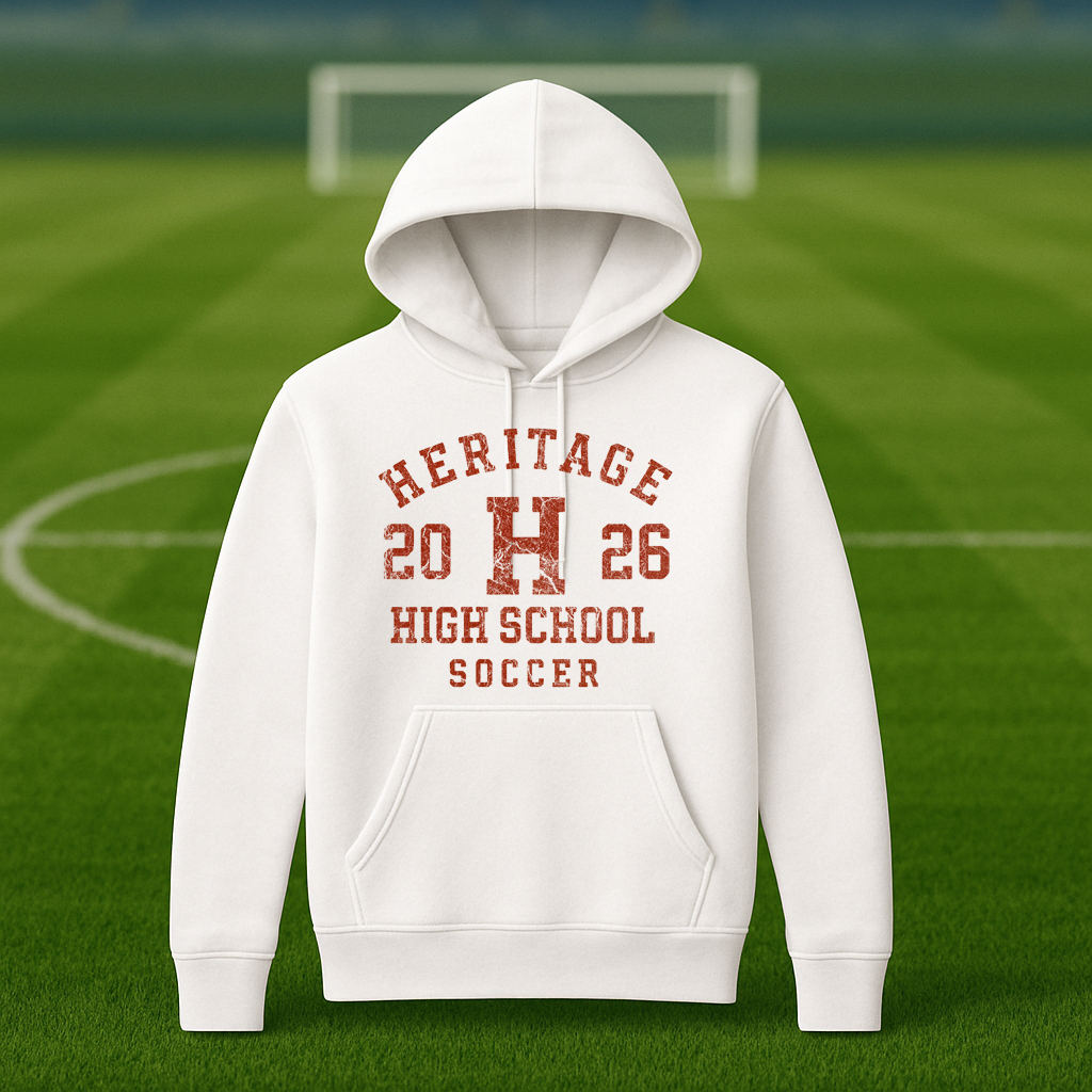 Heritage White Vintage Hoodie