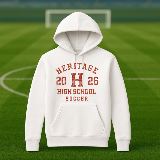 Heritage White Vintage Hoodie