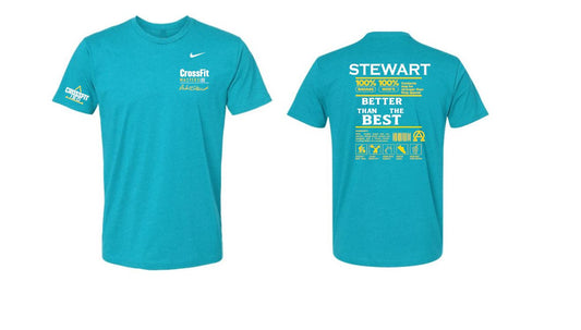 Unisex Stewart Aqua tee
